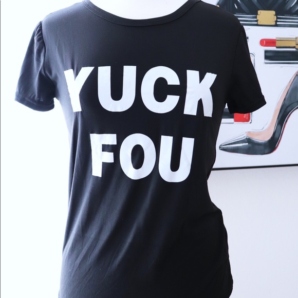 NEW Black Yuck Fou T Shirt - Picture 4 of 5